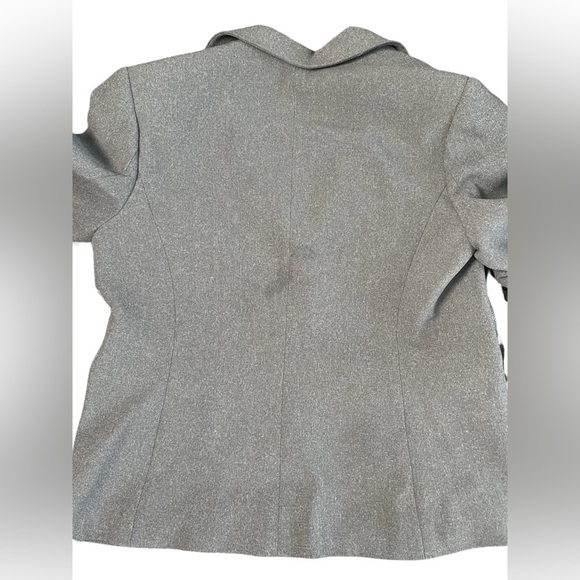 Kate Hill Gray Longsleeve Office Button Collar Blazer Size 10P - Picture 6 of 15